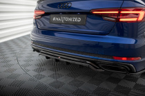 Audi A4 Competition B9 Facelift 2020+ Bakre Splitter (Med Splitters) V.1 Maxton Design